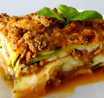 lasagna de zucchinis
